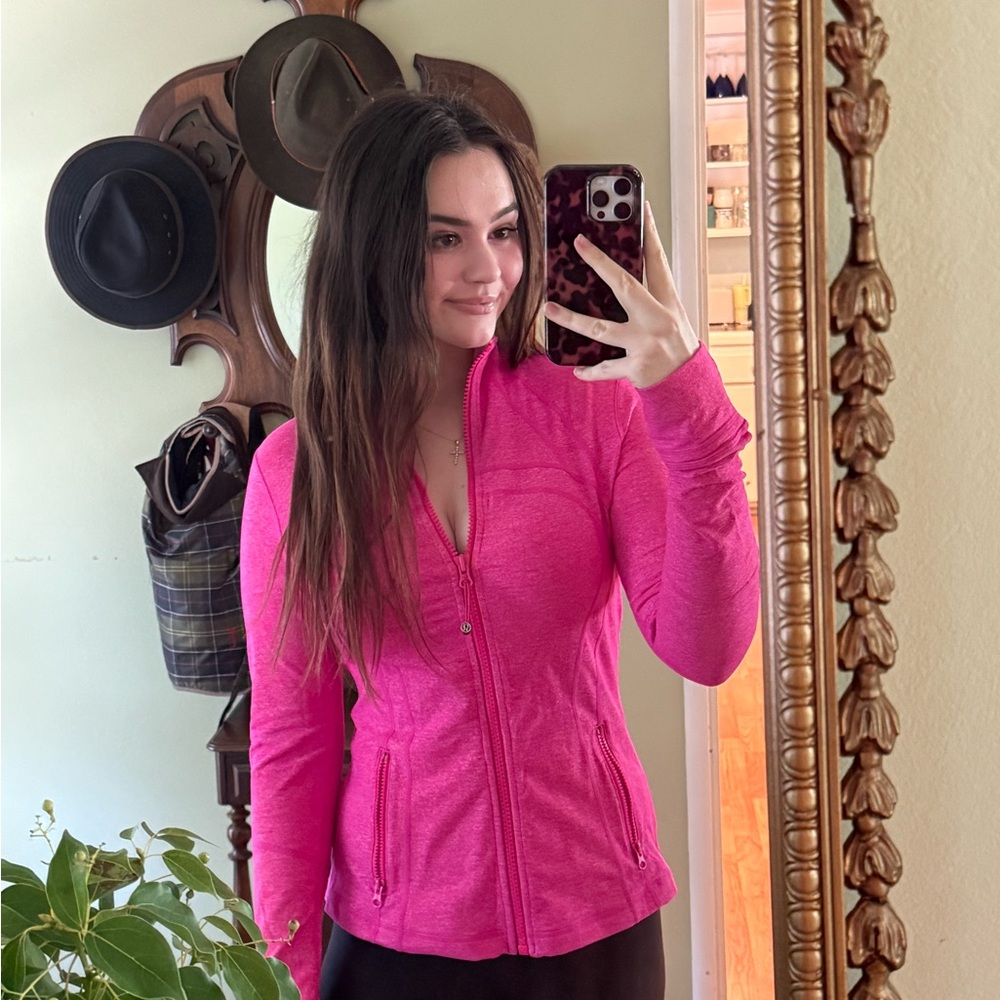 Lululemon Athletic Discontinued Bright Pink Align Jacket